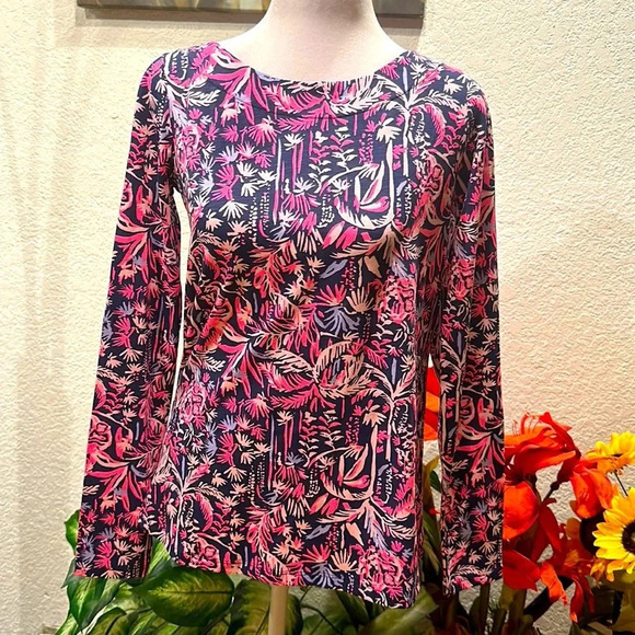 Lilly Pulitzer multicolor longsleeve tee size XS - Picture 1 of 8